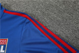22-23 Olympique Lyonnais (bright blue) Adult Sweater tracksuit set