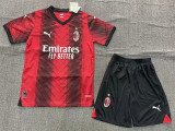 23-24 AC Milan home Set.Jersey & Short High Quality