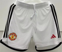 23-24 Manchester United home (Player Version) Soccer shorts Thailand Quality