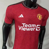 23-24 Manchester United home Player Version Thailand Quality