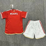 Kids kit 23-24 SL Benfica home Thailand Quality