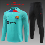 Player Version Young 23-24 Barcelona (Hulan color) Sweater tracksuit set