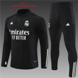 Young 23-24 Real Madrid (black) Sweater tracksuit set