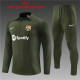 Young 23-24 Barcelona (army green) Sweater tracksuit set