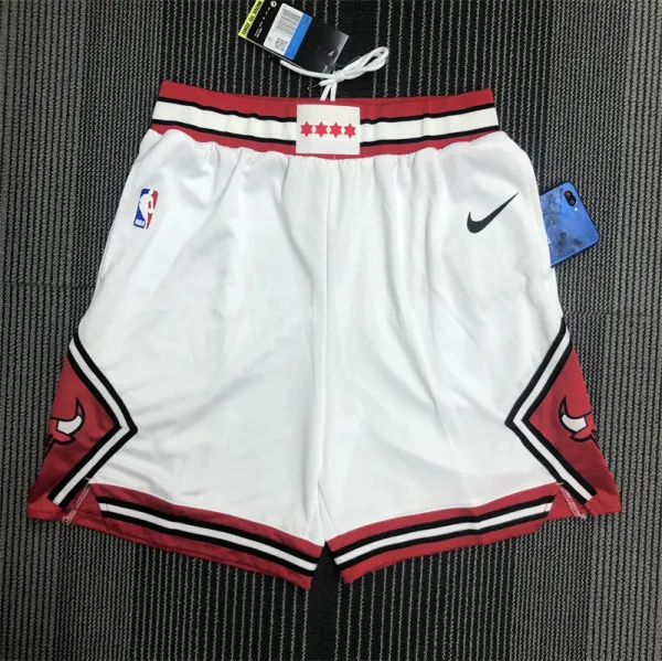 Chicago Bulls  NBA 公牛队 白色短裤