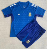 Kids kit 2023 Argentina (Goalkeeper) Thailand Quality