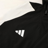 23-24 Adidas (black) Windbreaker Soccer Jacket  Training Suit