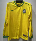 Long sleeve 1998 Brazil home Retro Jersey Thailand Quality