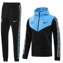 23-24 Nike (black blue) Jacket and cap set training suit Thailand Qualit