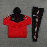 23-24 Nike (Black Red) Jacket and cap set training suit Thailand Qualit