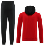 23-24 Nike (Black Red) Jacket and cap set training suit Thailand Qualit