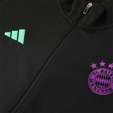23-24 Bayern München (black) Jacket Sweater tracksuit set