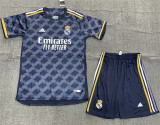 23-24 Real Madrid Away Set.Jersey & Short High Quality