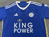 23-24 Leicester City home Set.Jersey & Short High Quality