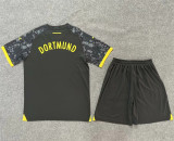 23-24 Borussia Dortmund Away Set.Jersey & Short High Quality