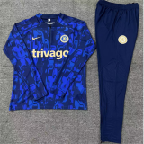 Young 23-24 Chelsea(Camo style) Sweater tracksuit set