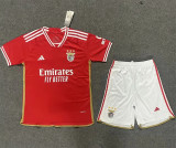 23-24 SL Benfica home Set.Jersey & Short High Quality