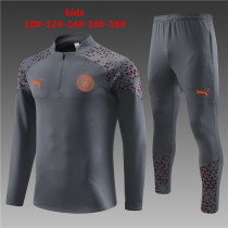 Young 23-24 Manchester City (Dark Grey) Sweater tracksuit set