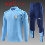 Young 23-24 Manchester City (Light blue) Sweater tracksuit set