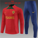 Player Version Young 23-24 Portugal (Red) Sweater tracksuit set