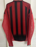 Long sleeve 04-05 AC Milan home Retro Jersey Thailand Quality