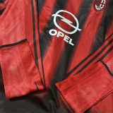 Long sleeve 04-05 AC Milan home Retro Jersey Thailand Quality