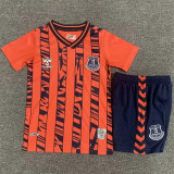 Kids kit 23-24 Everton Away Thailand Quality