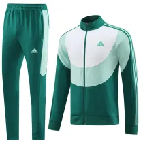 23-24 Adidas (green) Jacket Adult Sweater tracksuit set