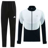 23-24 Adidas (black and white) Jacket Adult Sweater tracksuit set