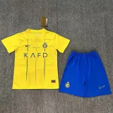 Kids kit 23-24 Al-Nassr FC home Thailand Quality
