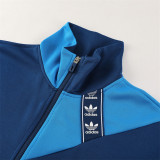 23-24 Adidas (blue) Jacket Adult Sweater tracksuit set