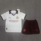 Kids kit 23-24 Manchester City Away Thailand Quality