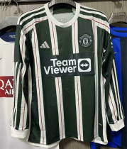 23-24 Manchester United Away Long sleeve Thailand Quality