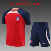Kids kit 23-24 Atletico Madrid (Training clothes) Thailand Quality