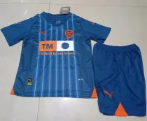 Kids kit 23-24 Valencia CF Away Thailand Quality