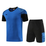 23-24 Puma (bright blue) Set.Jersey & Short High Quality