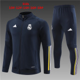 Young 23-24 Real Madrid (sapphire blue) Jacket Sweater tracksuit set