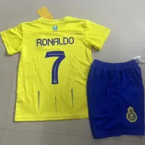 Kids kit 23-24 Al-Nassr FC home (RONALDO 7#) Thailand Quality