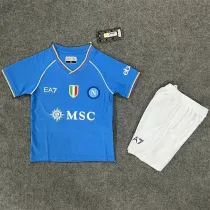 Kids kit 23-24 SSC Napoli home Thailand Quality