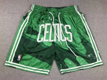 23 波士顿凯尔特人 Boston Celtics Swing Man Green Pocket Shorts