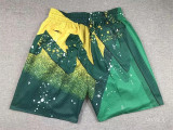 23西雅图超音速 Seattle Supersonics Swing Man Green Pocket Shorts
