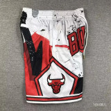 23芝加哥公牛 Chicago Bulls Swing Man Green Pocket Shorts