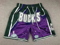 23 密尔沃基雄鹿队 Milwaukee Bucks Swing Man Green Pocket Shorts