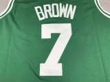 23 波士顿凯尔特人 Boston Celtics No.7 Green Embroidered Edition