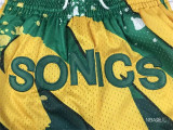 23西雅图超音速 Seattle Supersonics Swing Man Green Pocket Shorts