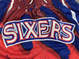23赛费城76人 Philadelphia 76ers Swinging embroidered pocket shorts in red