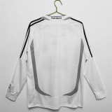 Long sleeve 06-07 Real Madrid home Retro Jersey Thailand Quality