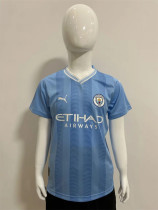 Kids 23-24 Manchester City home (Player Version) Thailand Quality