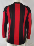 Long sleeve 10-11 AC Milan home Retro Jersey Thailand Quality