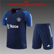 Kids kit 23-24 Manchester United (Training clothes) Thailand Quality